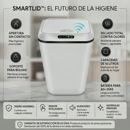 SmartLid™ Basurero Inteligente [Ábrelo Sin Tocar con las Manos]